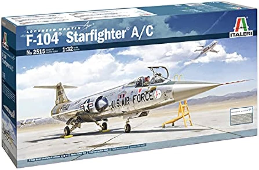Amazon | イタレリ Italeri 1/32 ロッキード F-104 スターファイター A