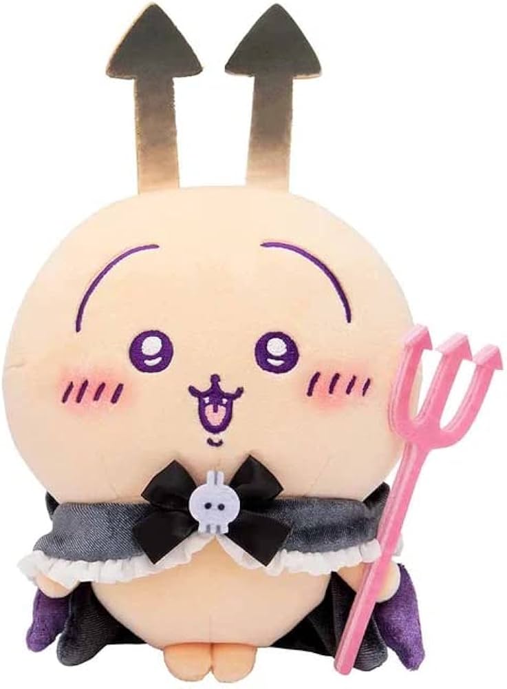 Amazon.co.jp: ちいかわ てんし あくま ぬいぐるみS あくまなうさぎ