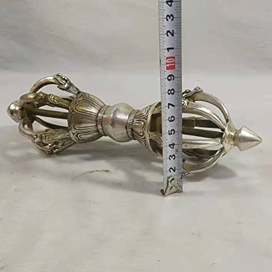 Amazon｜密教法具 五鈷杵 金剛杵 降魔杵 六鈷杵大型 22.5CM寺院仏具