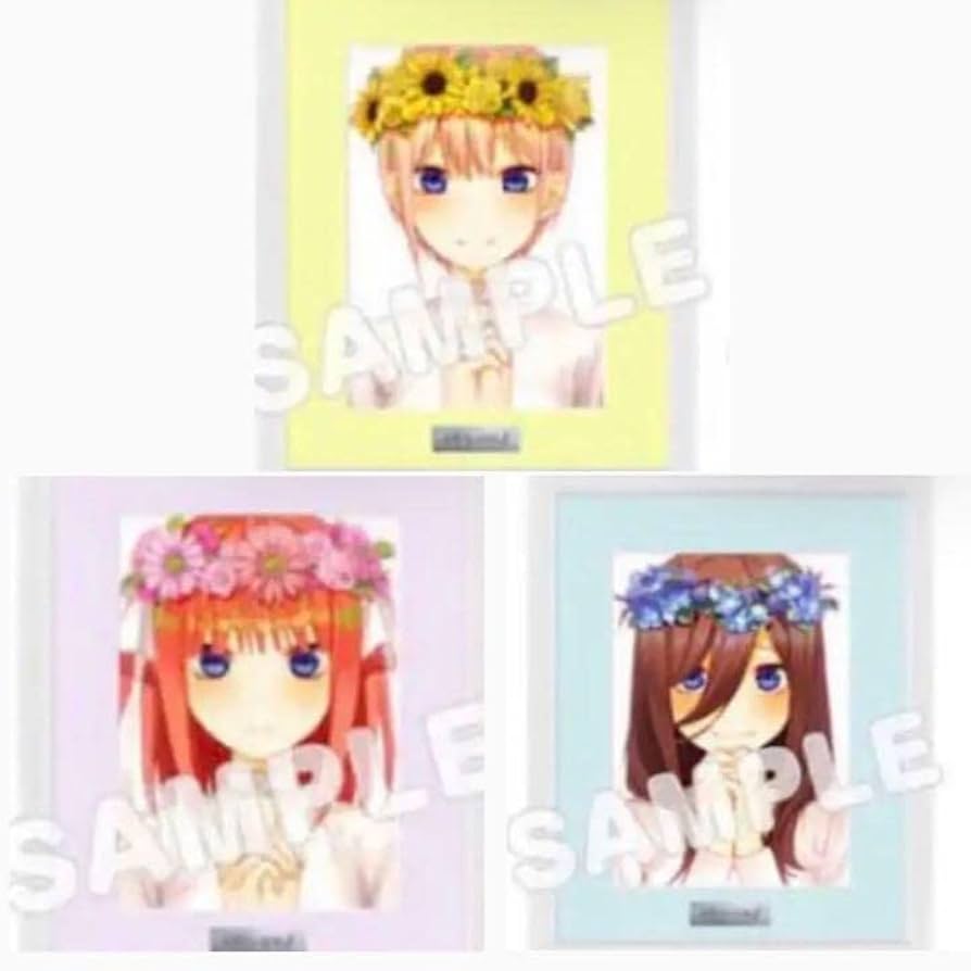 Amazon.co.jp: 五等分の花嫁 A5 キャラファイングラフ ED ver. 中野三