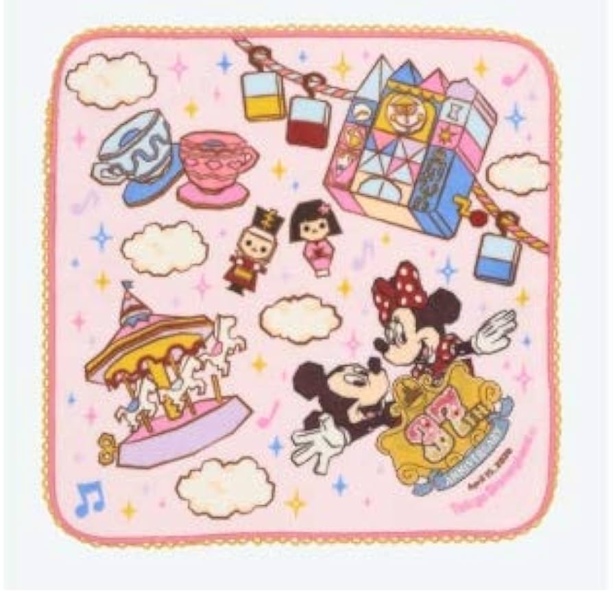 Amazon｜ディズニー ランド 37周年 ミニタオル ミッキー&ミニー 東京