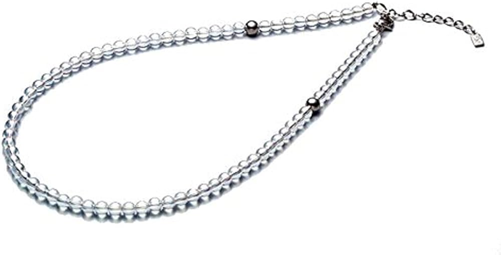 Amazon | ファイテン(phiten) ネックレス チタン水晶ネックレス(5mm