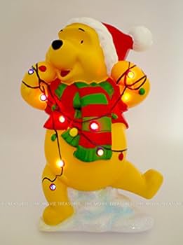 Amazon | [海外限定] ライトアップ ディズニー クリスマス サンタ くま