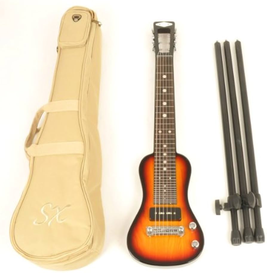 Amazon.com: SX Lap 2 Ash 3TS Electric Lap Steel Guitar w/Bag