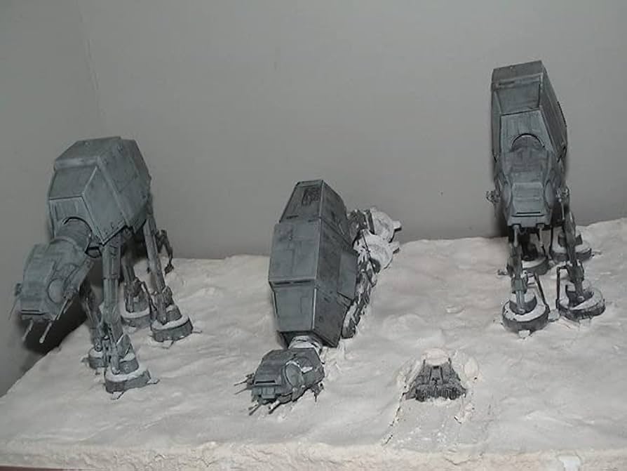 Amazon | 1/144 氷の惑星ホスの戦いジオラマ AT-AT AT-ST スノー