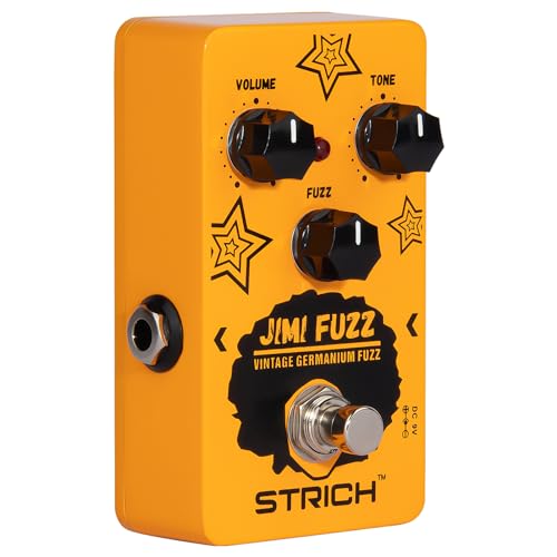 Amazon | STRICH Jimi Fuzz ギターペダル コンパクトエレキギターミニ