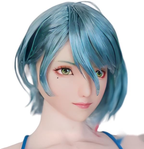 Amazon | 1/6スケール フィギュア ヘッド 女性 リアルフェイス彫刻