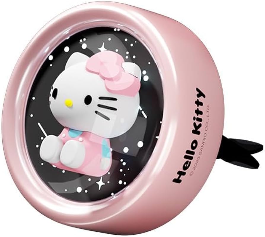 Amazon.co.jp: ハローキティ 車用 芳香剤 消臭・点灯可能・クリップ式