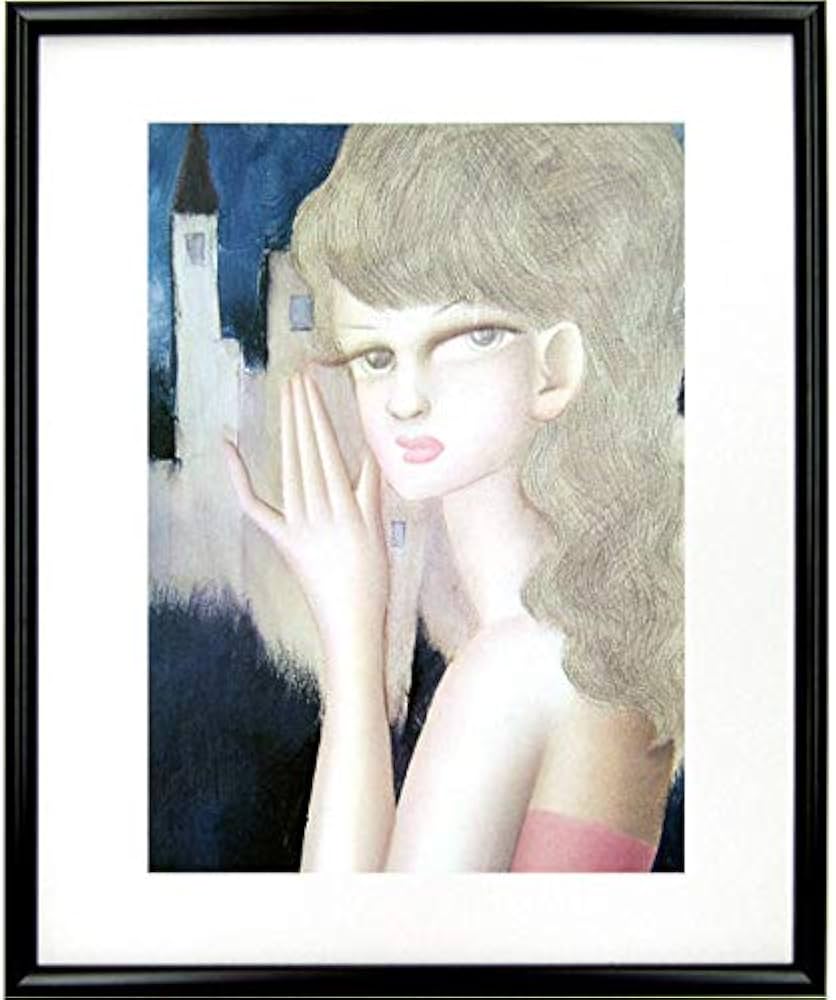 Amazon.co.jp: 東郷青児『婦人像』美術印刷複製画 人物画 美人画