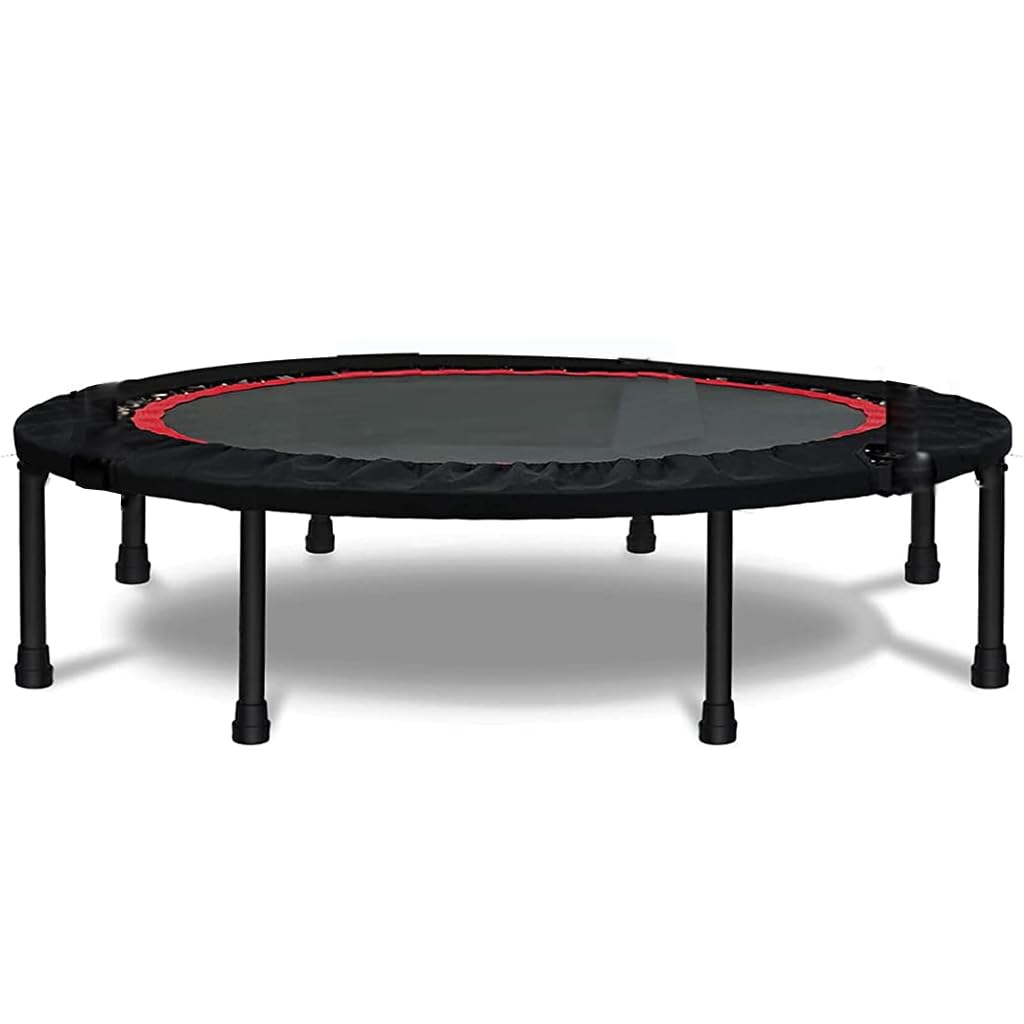 Amazon | トランポリン フィットネス 折りたたみ式で 大型 8本脚 122cm