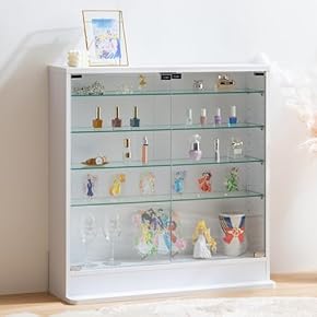 ガラスディスプレイキャビネット(ダイニングルーム家具) 通販 | Amazon