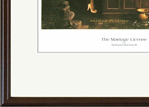 Amazon.co.jp: ノーマン・ロックウェル『マリッジライセンス（小