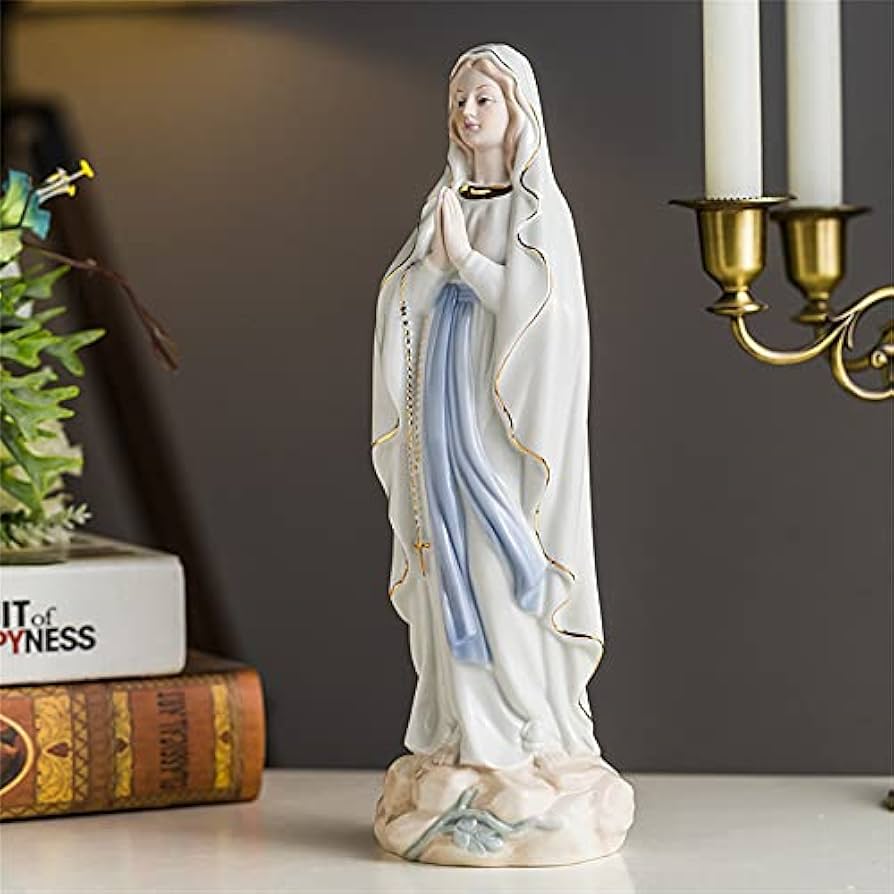 Amazon.co.jp: Remoteta マリア像 マドンナ 祈り 聖母マリア彫像