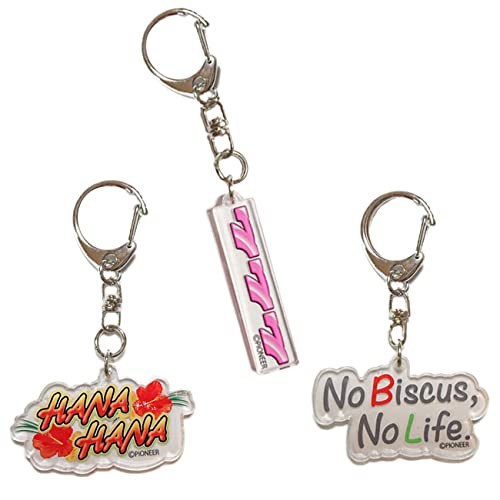 Amazon.co.jp: [アズグリッド] HANAHANA アクリルキーホルダー 3種