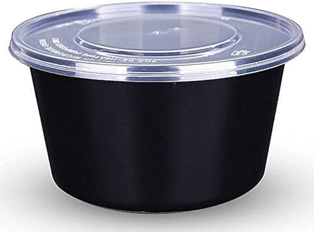 Amazon.co.jp: 使い捨て 50個-蓋付き使い捨て食品保存容器 電子レンジ