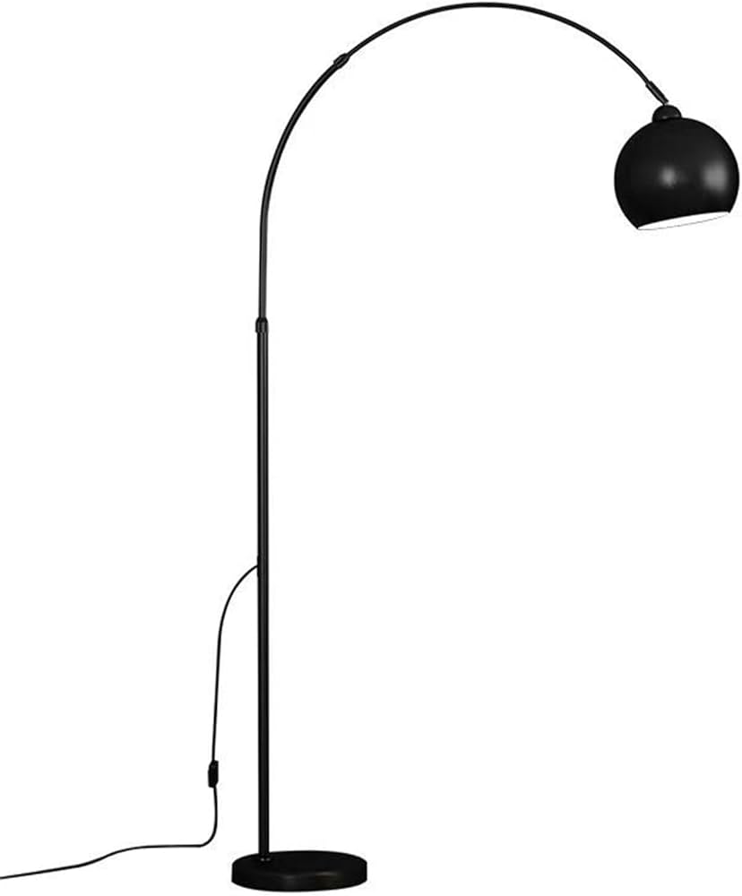 Amazon.co.jp : 居間のための黒いアークのフロア・ランプ- 2700-6000K