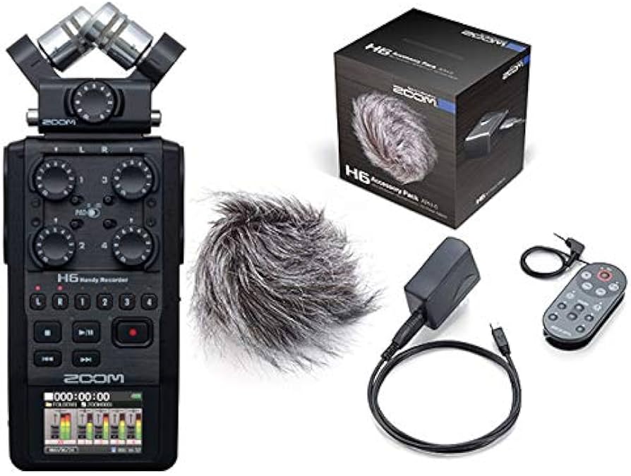 Amazon | ZOOM ズーム - ハンディーレコーダー H6 BLK ブラック +