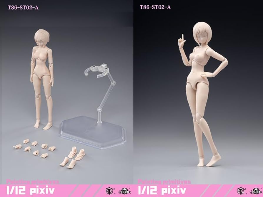 Amazon.co.jp: 86TOYS 1/12 女性 美少女 アクションフィギュアボディ