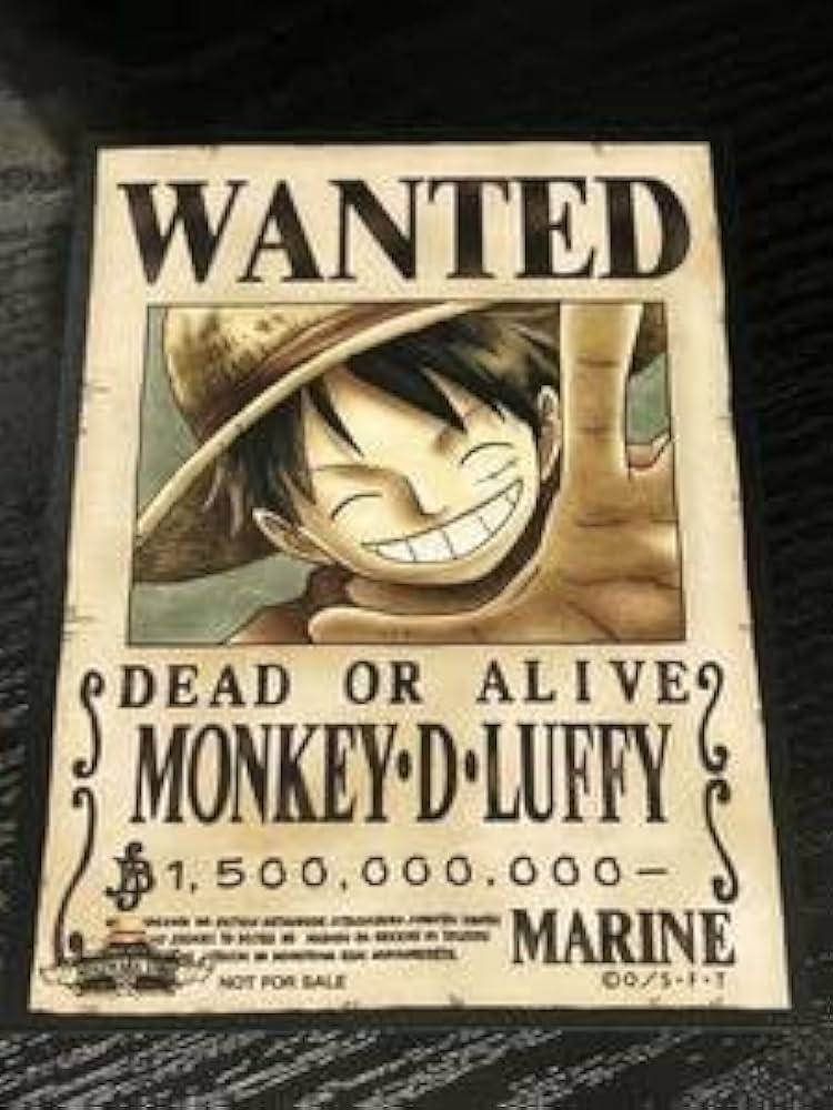 Amazon.co.jp: 麦わらストア ONE PIECE ルフィ 手配書 ブロマイド