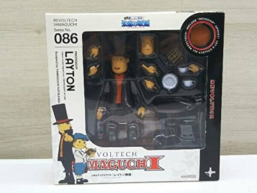 Amazon | フィギュア リボルテックヤマグチ No.86 レイトン教授と永遠