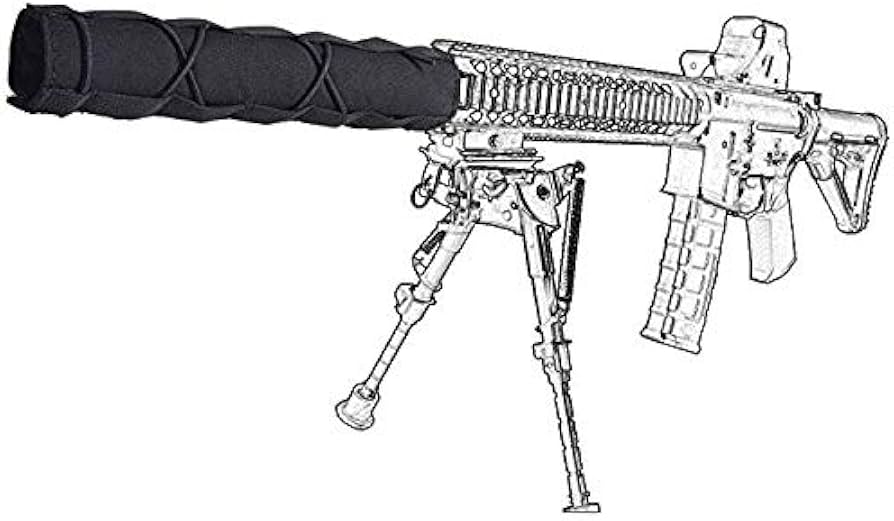 Amazon | Gexgune サプレッサーカバーエアソフトミリタリー