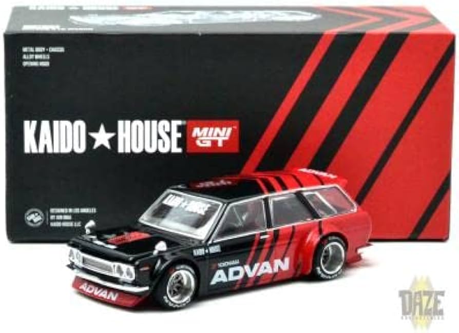 Amazon | MINI GT 1:64 Scale Model KAIDO HOUSE - DATSUN 510 WAGON