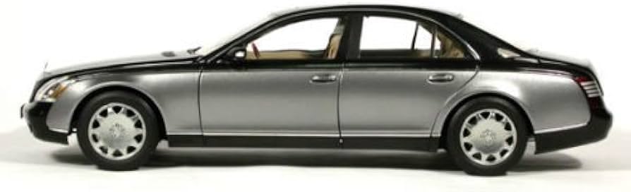Amazon.co.jp: AUTOart 1/18 マイバッハ 57 (ブラック・グレー) 完成品
