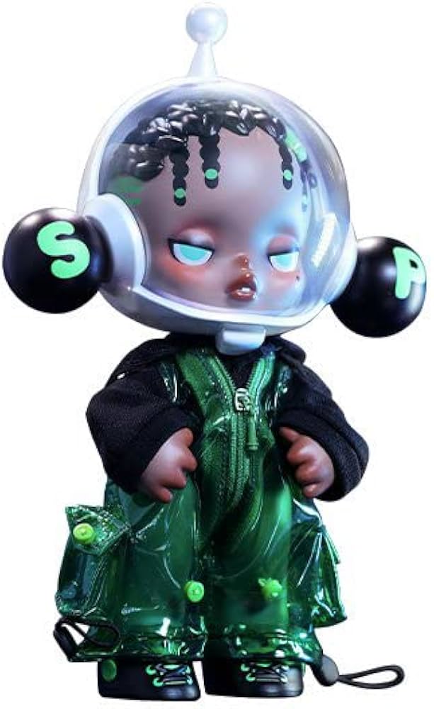 Amazon | POP MART SKULLPANDA OOTD Green Field ビッグサイズ ノン