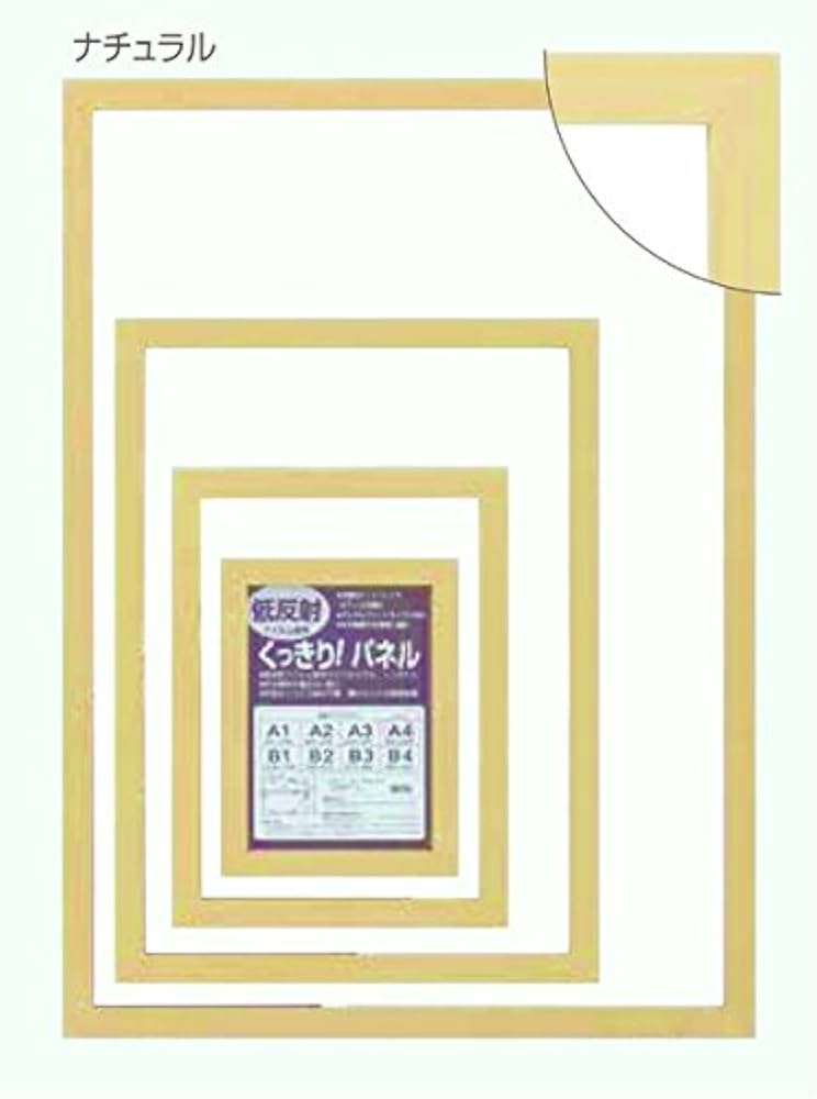 Amazon.co.jp: 日本製パネルフレーム/ポスター額縁 【A1/内寸