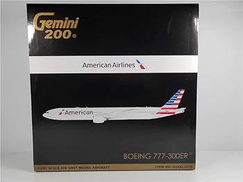 Amazon.com: GeminiJets for American Airlines for Boeing B777-300ER