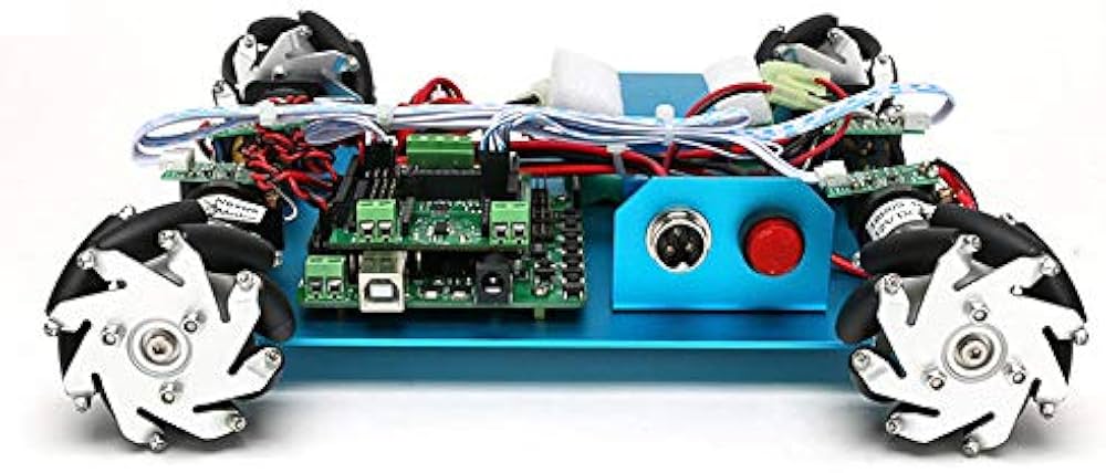 Amazon.co.jp: 4WD60mmメカナムホイールロボット (10021) [台車