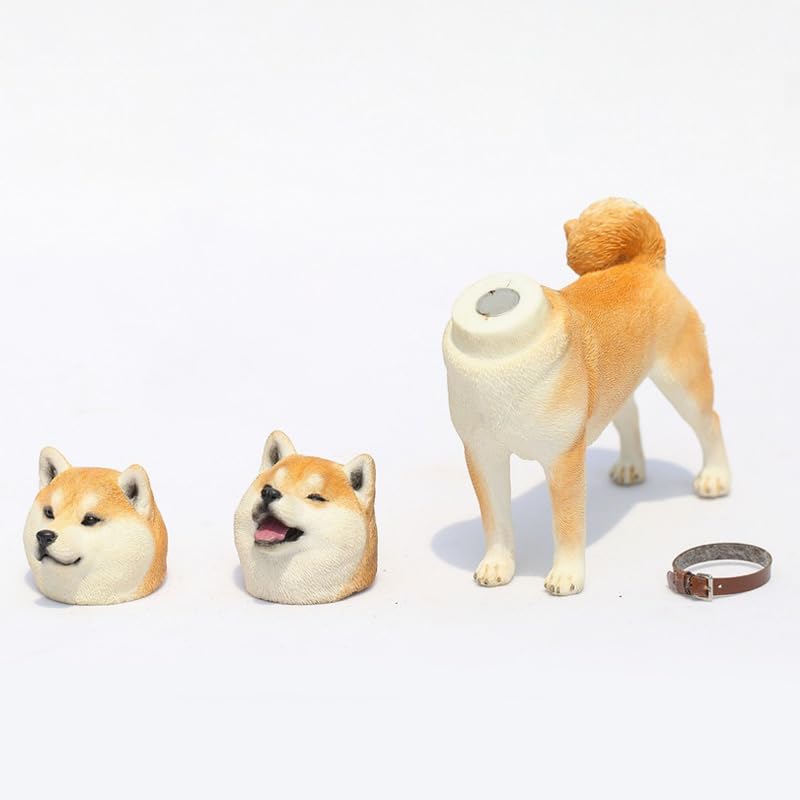 Amazon.co.jp: JXK 1/6 柴犬フィギュア スタチュー ミニチュア 柴犬