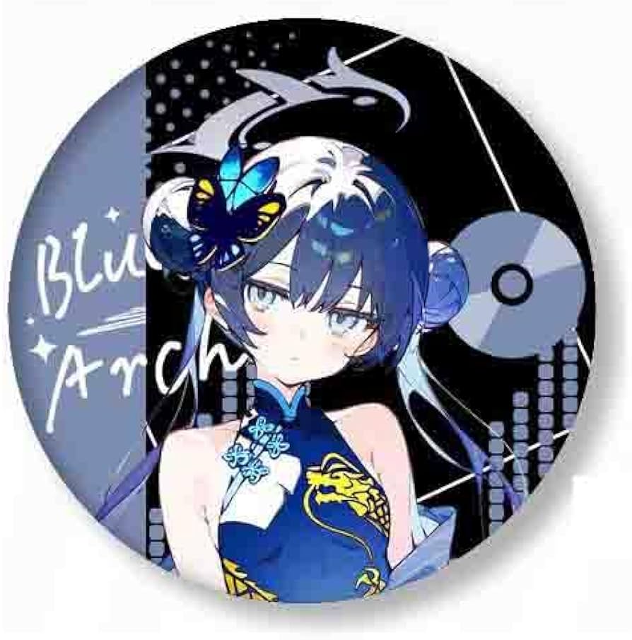 Amazon.co.jp: ブルーアーカイブ 缶バッジ ブローチ バッジ 6個セット