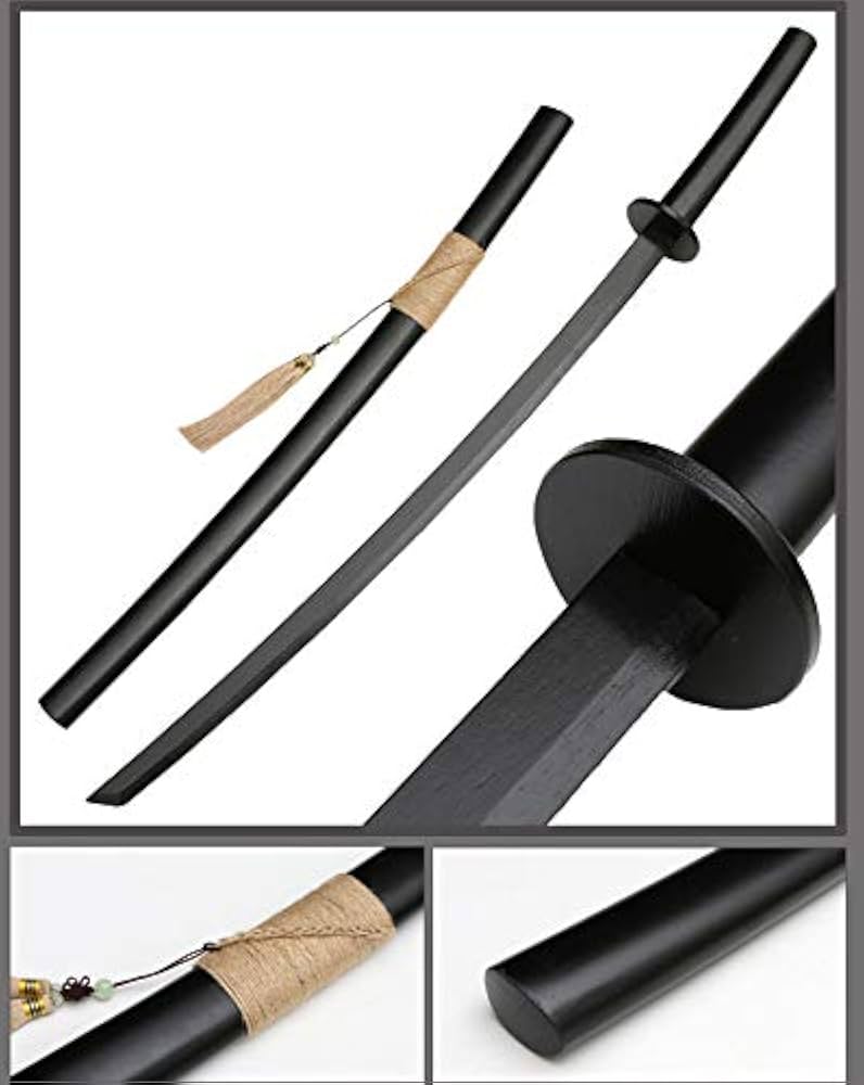 Amazon.co.jp: 竹刀 剣道 居合道 剣術 練習 舞台道具 木刀 模造刀