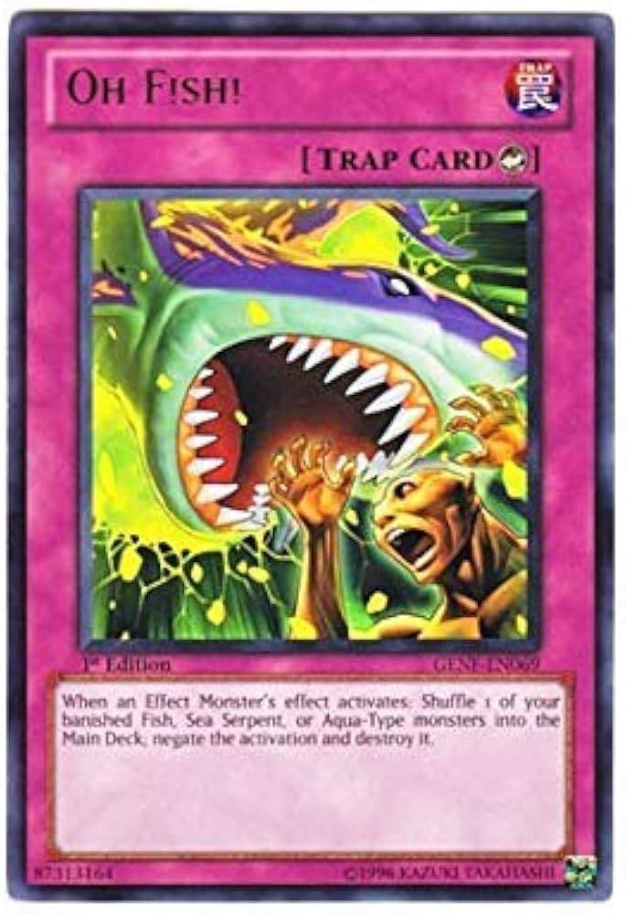Amazon.co.jp: 遊戯王 英語版 GENF-EN069 Oh F!sh! ギョッ！ (レア