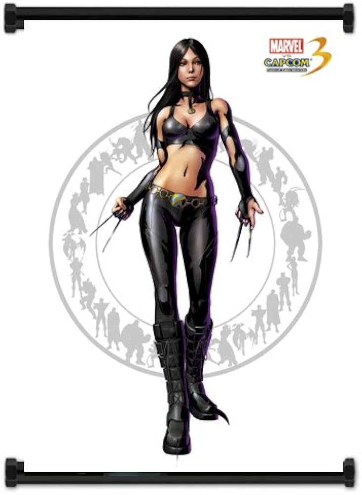 Amazon.com: Marvel Vs Capcom 3 X-23 Game Fabric Wall Scroll Poster