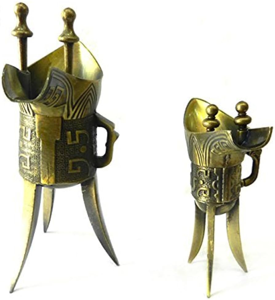 Amazon.co.jp: 秦の始皇帝盃 さかずき（倣い） 中国雑貨 西安工芸 古代