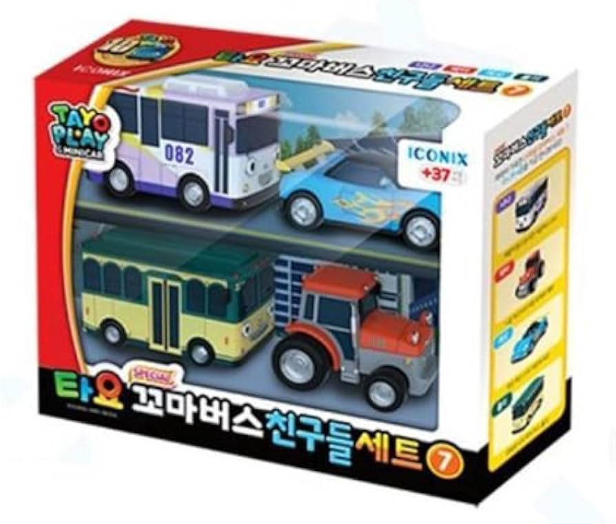 Amazon.co.jp: Tayo The Little Bus Friends Set 7 ちびっこバス タヨ