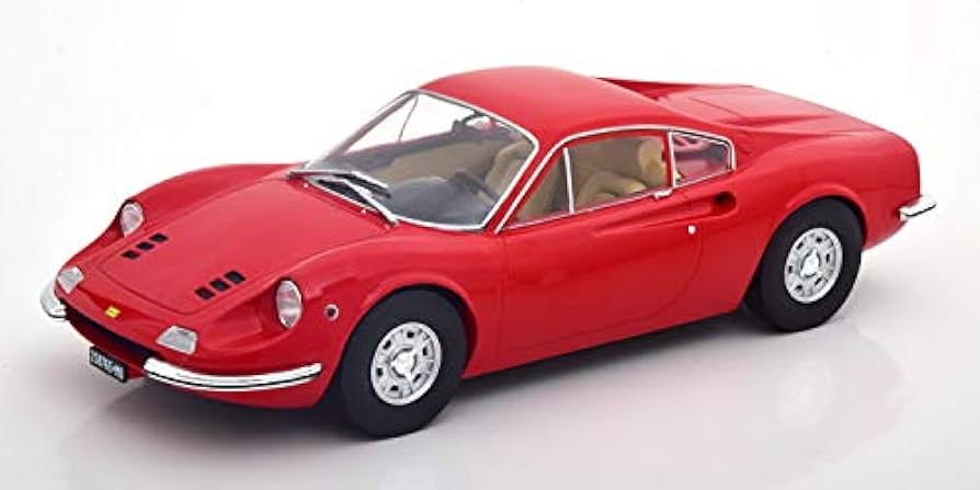 Amazon | MCG 1/18 フェラーリ 246 GT ディーノ 1969 レッド