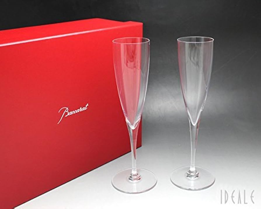 Amazon｜バカラ グラス ドンペリニヨン シャンパンフルート ペア 23.4