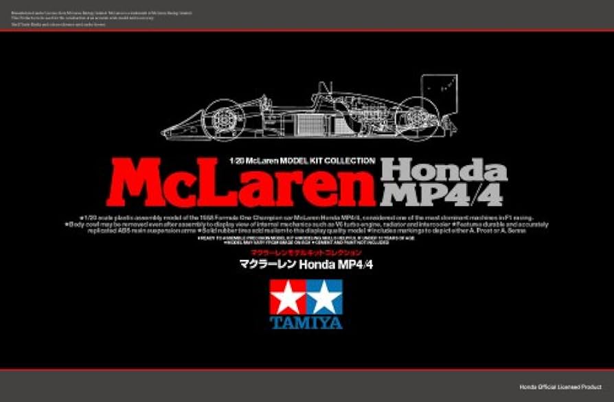 Amazon | タミヤ スケール限定 1/20 マクラーレン Honda MP4/4 89719
