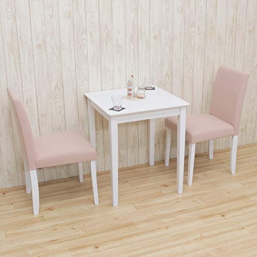 Amazon｜ダイニングテーブルセット3点 幅60cm pt60-3-rusi342pi