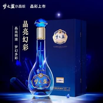 Amazon.co.jp: 夢之藍 水晶 52° 550ml アルコール52度 箱付 中国酒