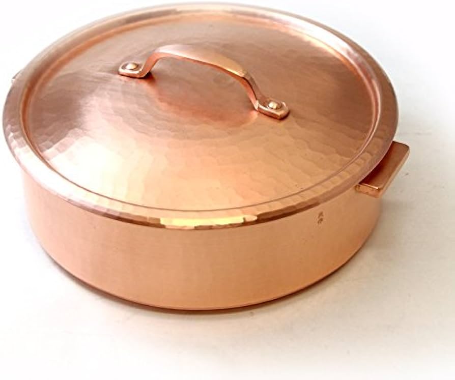 Amazon | 鍛金工房WESTSIDE33 京都の名工 寺地茂 作 銅 平鍋φ24cm 日本