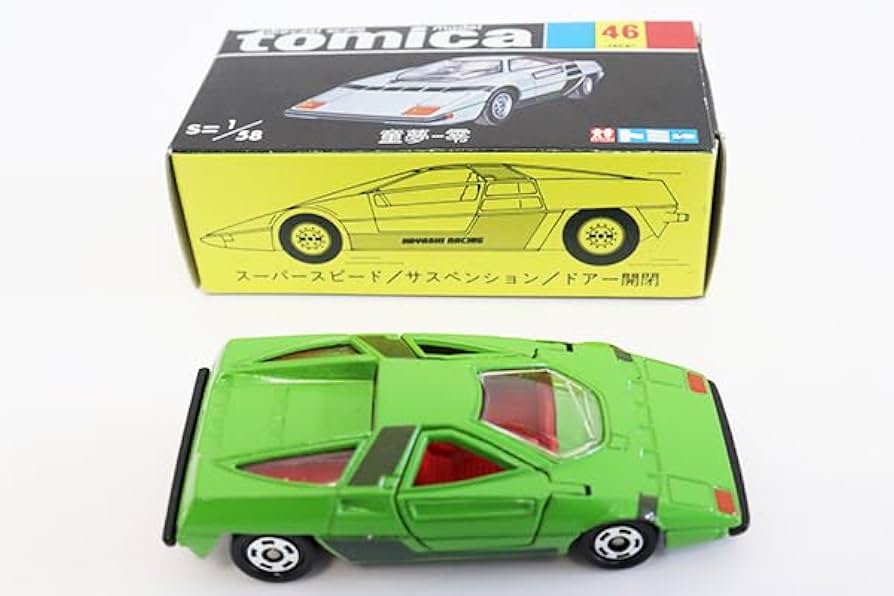 Amazon.co.jp: トミカ 黒箱 46 童夢-零 (グリーン) 日本製 : ホビー