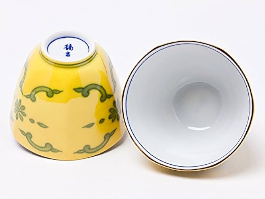 Amazon.co.jp: たち吉 黄交趾 煎茶揃え（急須1個＋湯呑5客）chakis-42