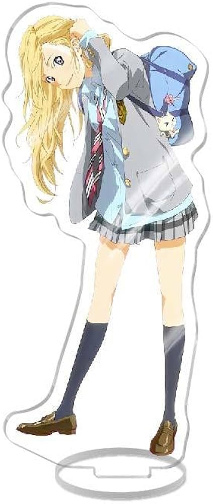 Amazon.co.jp: 四月は君の嘘 有馬公生 宮園かをり 台座あり 日常用