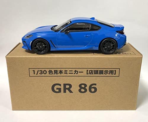 Amazon | 1/30 トヨタ GR86 ブライトブルー カラーサンプル ミニカー