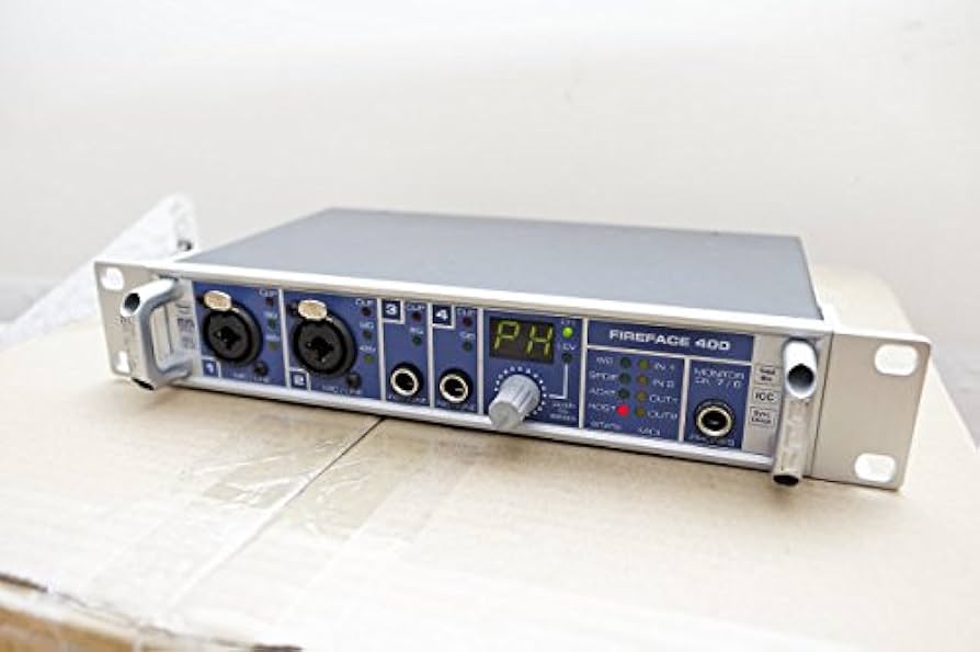 Amazon.co.jp: RME ヘッドホンアンプ・DAC FireFace 400 : 楽器・音響機器