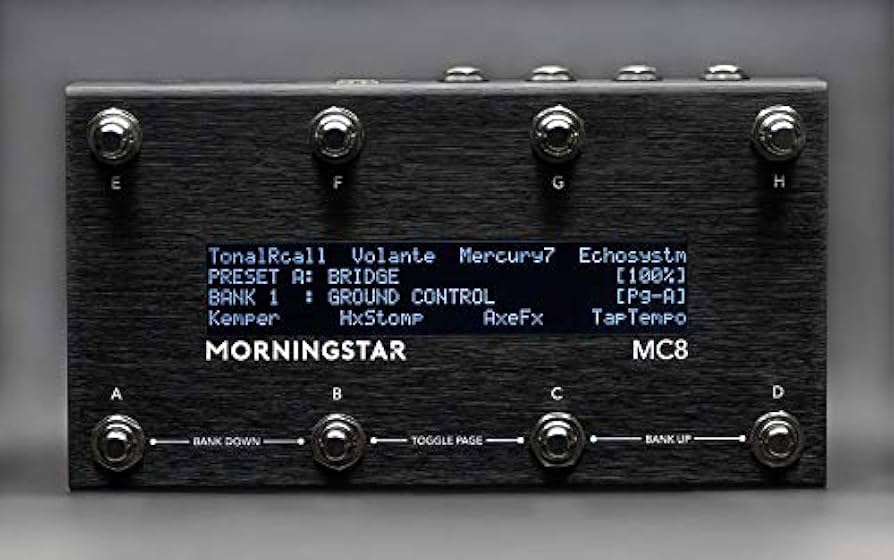Amazon | Morningstar FX / MC8 Fully Programmable MIDI Controller